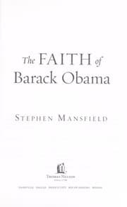 Tapa de The faith of Barack Obama