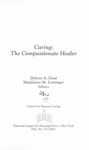 Tapa de Caring