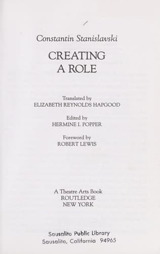 Tapa de Creating a role