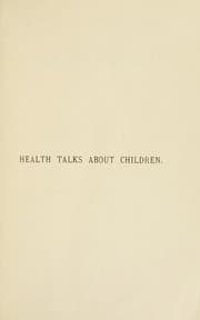 Tapa de Health talks about children