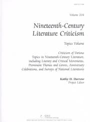 Tapa de Nineteenth-century literature criticism