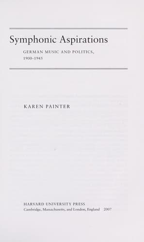 Tapa de Symphonic aspirations