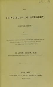 Tapa de The principles of surgery ..