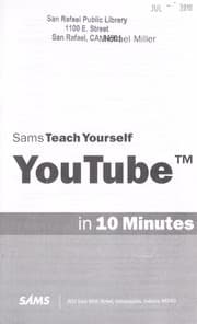 Tapa de Sams teach yourself YouTube in 10 minutes