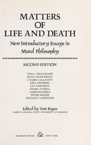 Tapa de Matters of life and death