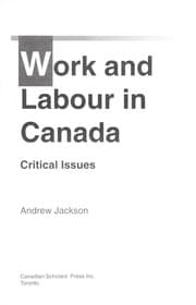 Tapa de Work and labour in Canada
