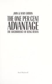 Tapa de The one per cent advantage
