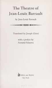 Tapa de The theatre of Jean-Louis Barrault