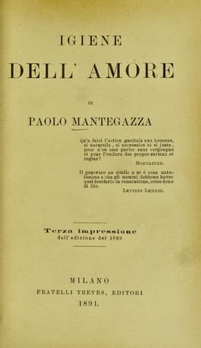 Tapa de Igiene dell'amore