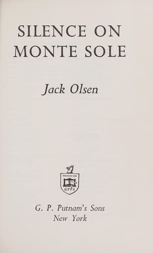 Tapa de Silence on Monte Sole.