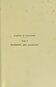 Tapa de Science of statistics