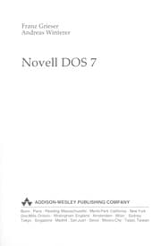 Tapa de Novell DOS 7