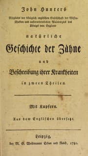 Tapa de Nat©ơrliche Geschichte der Z©Þhne und Beschreibung ihrer Krankheiten