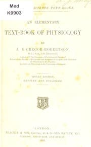 Tapa de An elementary text-book of physiology