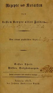 Tapa de Rezepte und Kurarten der besten Aerzte aller Zeiten