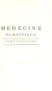 Tapa de M©♭decine domestique. Ou, Trait©♭ complet des moyens de se conserver en sant©♭, et de gu©♭rir les maladies par le r©♭gime et les rem©·des simples