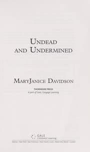 Tapa de Undead and undermined