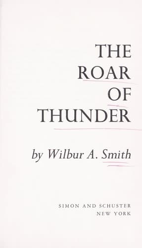 Tapa de Roar of Thunder