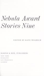 Tapa de Nebula Award Stories 9