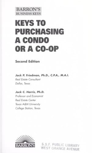 Tapa de Keys to purchasing a condo or a co-op