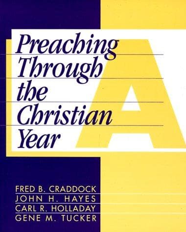 Tapa de Preaching through the Christian year