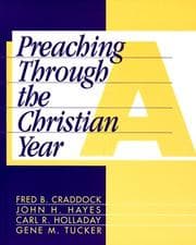 Tapa de Preaching through the Christian year