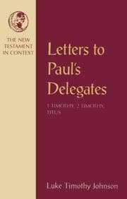 Tapa de Letters to Paul'sdelegates