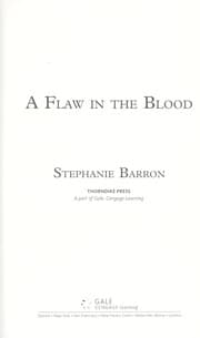 Tapa de A flaw in the blood