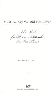 Tapa de Must we say we did not love?