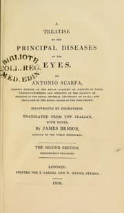 Tapa de A treatise on the principal diseases of the eyes