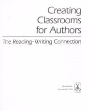 Tapa de Creating classrooms for authors