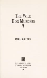 Tapa de The wild hog murders