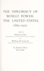 Tapa de The diplomacy of world power
