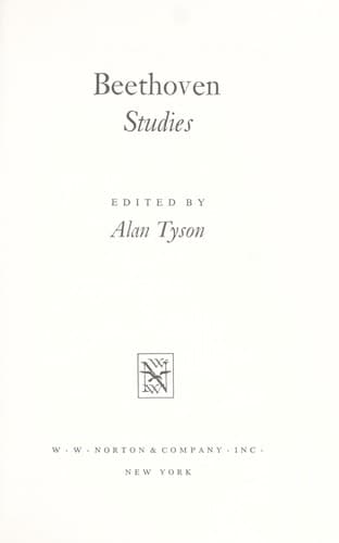 Tapa de Beethoven studies