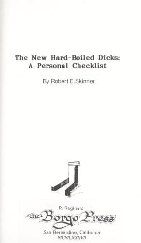 Tapa de The New Hard-Boiled Dicks