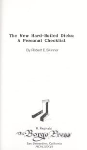 Tapa de The New Hard-Boiled Dicks