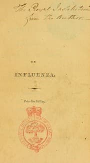 Tapa de On the influenza, as it prevailed in Bristol, and its vicinity, during part of February, March, and part of April, 1803