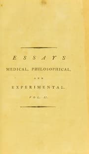 Tapa de Essays medical, philosophical, and experimental