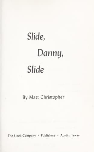 Tapa de Slide, Danny, slide