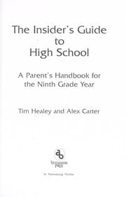 Tapa de The insider's guide to high school