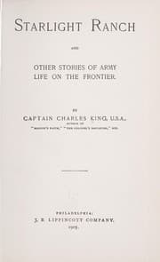 Tapa de Starlight ranch and other stories of army life on the frontier