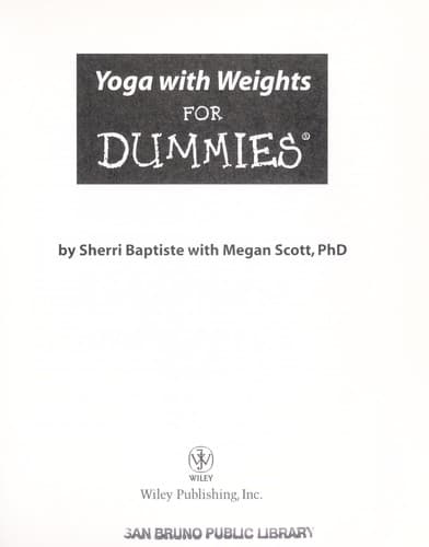 Tapa de Yoga with weights for dummies