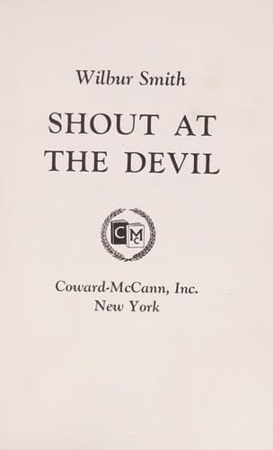 Tapa de Shout at the devil