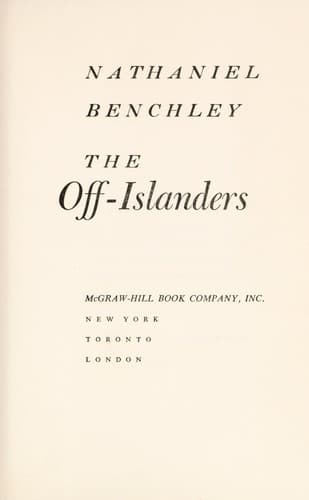 Tapa de The off-islanders