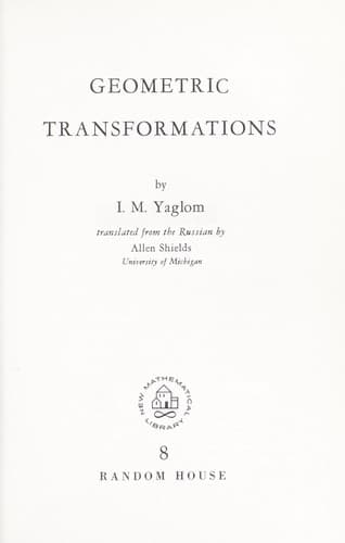 Tapa de Geometric transformations