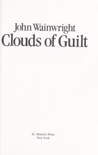 Tapa de Clouds of guilt