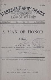 Tapa de A man of honor