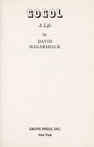 Tapa de Gogol, a life