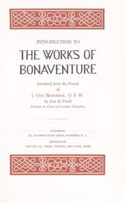 Tapa de Introduction to the works of Bonaventure