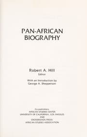 Tapa de Pan-African biography